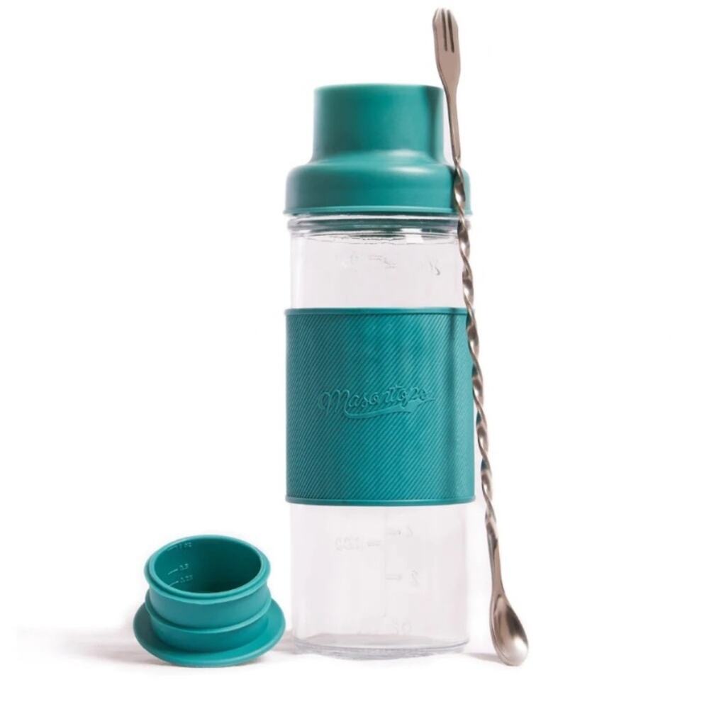 Anthropologie MasonTops Mason Jar Glass Cocktail Shaker 20 oz NWOT